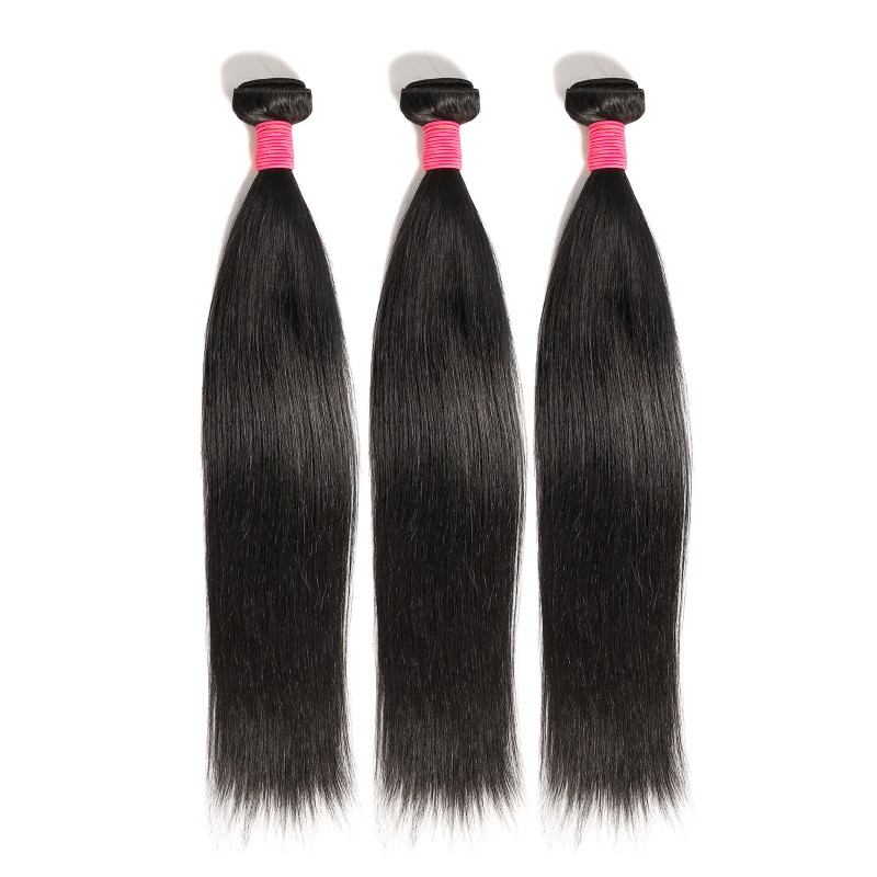 Processed Natural Straight Human Hair Bundles